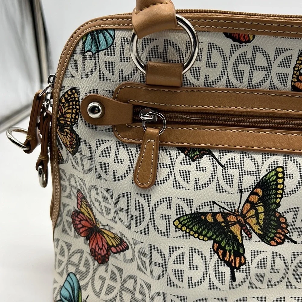Giani Bernini Pebble Leather Butterfly Bag